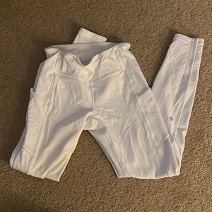 lululemon size 6 white leggings